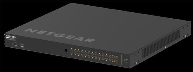 Netgear AV Line M4250-26G4XF-PoE+ 24x GB-LAN PoE+ / 2x GB-LAN / 4x SFP+ / Rack / PoE+ (480 W)
