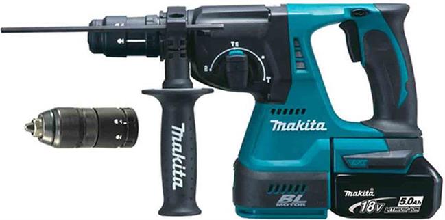 Makita DHR243RTJ Akku-Kombihammer fĂĽr SDS-PLUS 18 V / 5,0 Ah