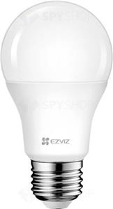 EZVIZ WiFi Smart dimabilna LED žarulja, E27, 8W, 806lm, 2700K, EZVIZ app, glasovna kontrola - Alexa & Google Assist (LB1-White)