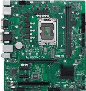 ASUS PRO H610M-C D4-CSM - motherboard - micro ATX - LGA1700 Socket - H610