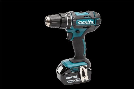 Makita DHP482RFX9 Akku-Schlagbohrschrauber 2 Akkus + LadegerĂ¤t im Koffer