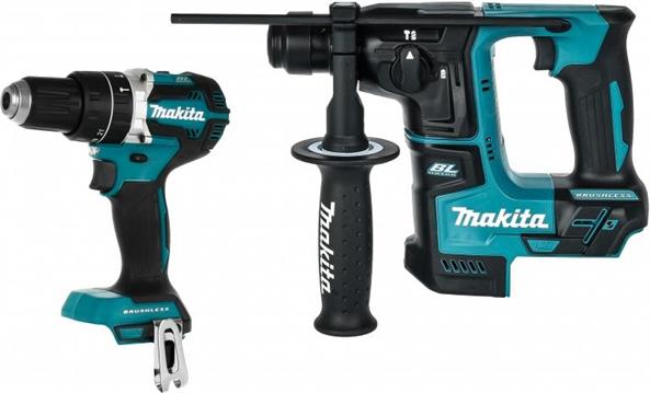 Makita DLX2278 Akku-Kombo-Kit (DHR171+DHP484) / (ohne Akku, ohne LadegerĂ¤t)