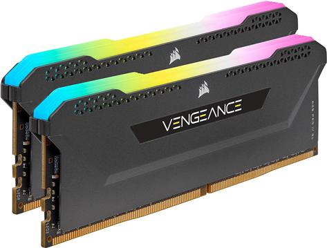 CORSAIR Vengeance RGB PRO SL - DDR4 - kit - 64 GB: 2 x 32 GB - DIMM 288-pin - 3600 MHz / PC4-28800 - unbuffered
