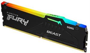 Kingston FURY Beast RGB - DDR5 - module - 16 GB - DIMM 288-pin - 5200 MHz / PC5-41600 - unbuffered