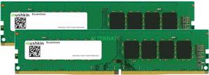 Mushkin Essentials - DDR4 - kit - 32 GB: 2 x 16 GB - DIMM 288-pin - 3200 MHz / PC4-25600 - unbuffered