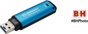 Kingston USB-Stick IronKey Vault - USB 3.2 Gen 1 (3.1 Gen 1) - 16 GB - Blue