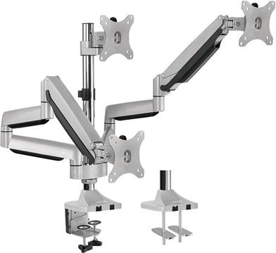 LogiLink - mounting kit - adjustable arm - for 3 LCD displays