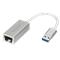 StarTech.com USB 3.0 to Gigabit Network Adapter - Silver - Sleek Aluminum Design for MacBook, Chromebook or Tablet - Native Driver Support (USB31000SA) - network adapter - USB 3.0 - Gigabit Ethernet x