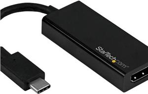 StarTech.com USB C to HDMI Adapter, 4K 60Hz UHD Video, HDR10, USB-C to HDMI 2.0b Adapter Dongle, USB Type-C DP Alt Mode to HDMI Monitor/Display/Projector, USB C to HDMI Converter, M/F - Thunderbolt 3 