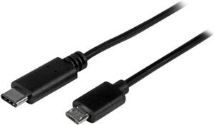 StarTech.com USB C to Micro USB Cable 2m 6ft - USB-C to Micro USB Charge Cable - USB 2.0 Type C to Micro B - Thunderbolt 3 Compatible (USB2CUB2M) - USB-C cable - 2 m