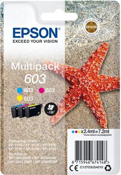 Epson 603 Multipack - 3-pack - yellow, cyan, magenta - original - ink cartridge