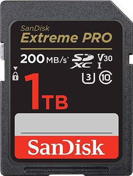 1TB SanDisk Extreme PRO SDXC 200MB/s