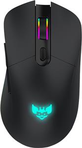 Gaming mouse BYTEZONE Morpheus wireless-wired / RGB (16,8M colors) / max DPI 10K / optical / matte UV coating (black)