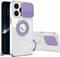 MM TPU IPHONE 13 PRO MAX 6.7 CLEAR CAM AND RING, 2mm purple