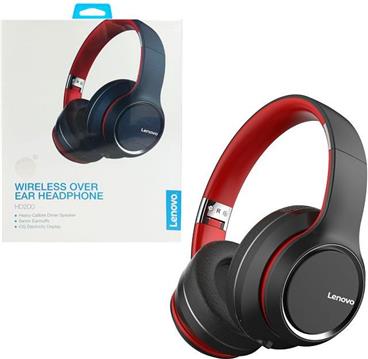 LENOVO SLUŠALICE BLUETOOTH HD200 crno-crvene