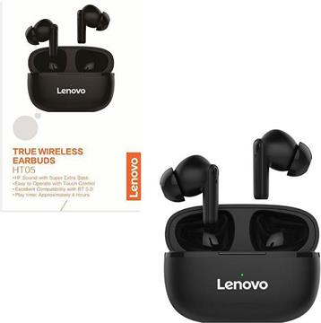 LENOVO SLUŠALICE BLUETOOTH TWS HT05 crna