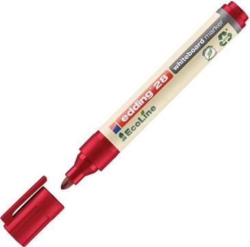 Marker za bijelu ploču 1,5-3mm EcoLine Edding 28 crveni