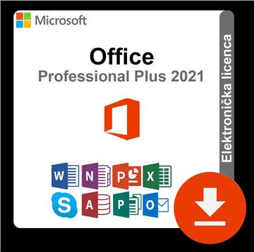 Microsoft Office 2021 Professional Plus ESD elektronička licenca