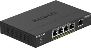 Netgear SoHo GS305PP-100PES 5x GB-LAN, davon 4x PoE+ (83W)