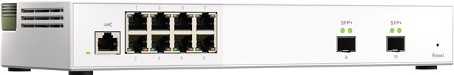 QNAP QSW-M2108-2S Managed, 8 port 2.5Gbps, 2 port 10Gbps SFP+