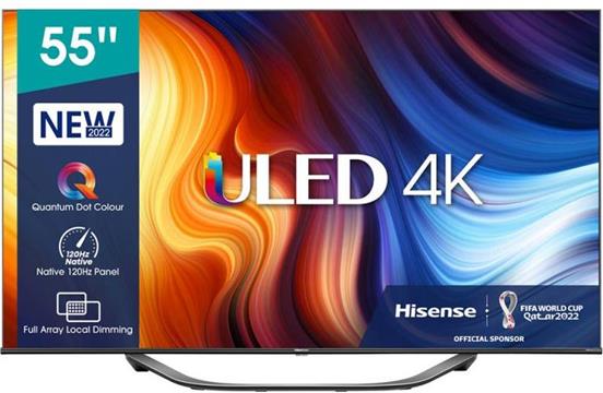 ULED TV 55" HISENSE 55U7HQ, Smart TV, UHD 4K, DVB-T2/C/S2, HDMI, Wi-Fi, USB, LAN - energetski razred G