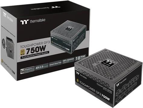 750W ATX3.0 Thermaltake Tt Toughpower GF3 PCIe Gen 5.0 Ready 80+ Gold