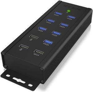 ICY BOX IB-HUB1703-QC3 USB3.0 Hub 7 Port / 1x QC 3.0 Ladeanschluss / 2x BC 1.2 LadeanschlĂĽsse
