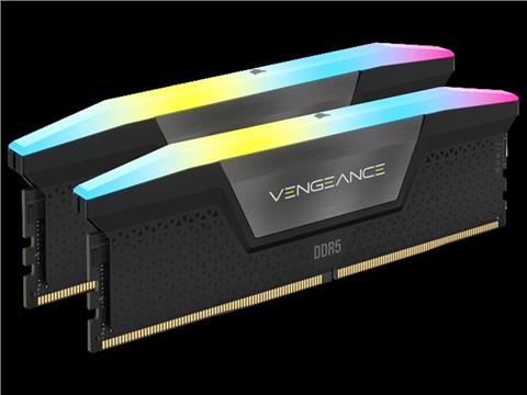 CORSAIR Vengeance RGB - DDR5 - kit - 32 GB: 2 x 16 GB - DIMM 288-pin - 5200 MHz / PC5-41600