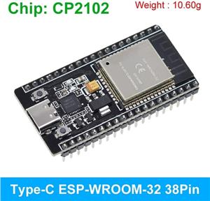 NodeMCU ESP32 development board WIFI + Bluetooth IoT smart home ESP-32 30pin, CP2102, USB Type-C