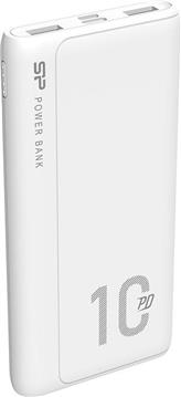 Silicon Power punjač Powerbank QP15, 10000mAh, 18W, 2×USB-A (QC3.0)/1×USB-C/Micro USB, bijeli