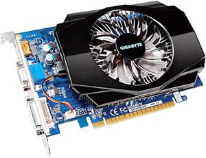 GIGABYTE Video Card NVIDIA GeForce GT 730 rev 3.0, 2048 MB DDR3/64bit, PCI-E 2.0, 1x Dual-link DVI-D, 1x HDMI, 1x D-Sub, Recommended PSU 300W, ATX