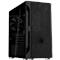 SilverStone FARA H1MB-G Mini Tower Micro-ATX Gaming Computer Case, Glass Panel, 1x120mm Fan, black