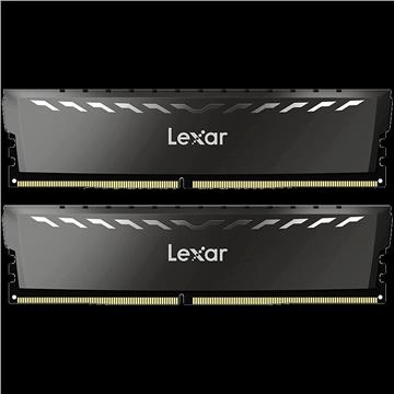 Lexar® THOR 32GB Kit (16GB x 2) DDR4 3200Mhz UDIMM XMP Memory with heatsink. Dual pack