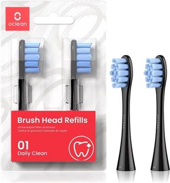 Oclean Standard two attachments for electric toothbrush black