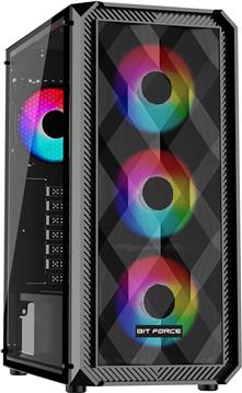 BIT FORCE Mid Tower Spectrum LED Gaming PC kućište PALADIN CF-4