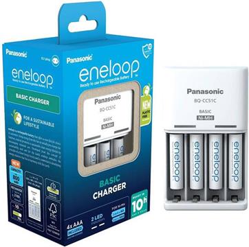 Panasonic Basic + 4x AAA Eneloop 800 mAh