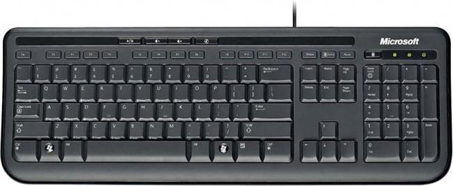 Tipkovnica Microsoft FPP Wired Keyboard 600 Black, ANB-00021, Crna, ANB-00021
