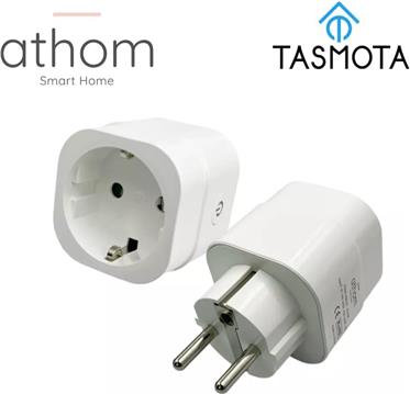 Pametna utičnica Athom, mjeri potrošnju, 16A, preflashed TASMOTA Smart Plug