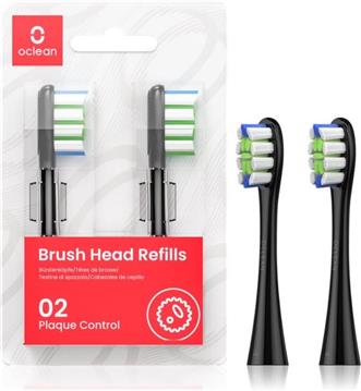 Oclean Plaque Control two attachments for electric toothbrush black