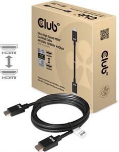 Cable HDMI to HDMI Club3D, UHS, 28AWG, 4K@120Hz / 8K@60Hz, 3m, CAC-1373