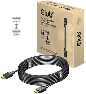 Cable HDMI to HDMI Club3D, UHS, 28AWG, 4K@120Hz / 8K@60Hz, 5m, CAC-1375