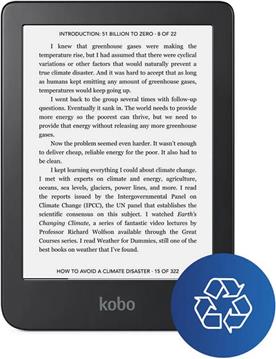 eReader Kobo Clara 2E, 6'' Touch, 16GB WiFi, ocean blue, N506-KU-OB-K-EP