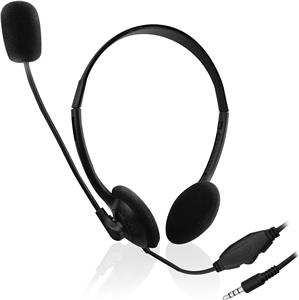 Headset Ewent, mobile/tablet, volume control, mic, EW3567