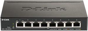 D-Link DGS-1100-08PV2 - Managed - L2/L3 - Gigabit Ethernet (10/100/1000) - Vollduplex - Power over Ethernet (PoE)