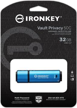 Stick Kingston IronKey VP50C 16GB USB-C secure