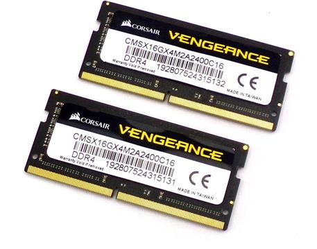 Corsair Vengeance 16GB DDR4 SO-DIMM Kit 2400 C16 (2x8GB) K2