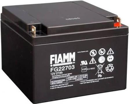 Baterija akumulatorska FIAMM FG 22703, 12V, 27Ah, 166x175x125 mm