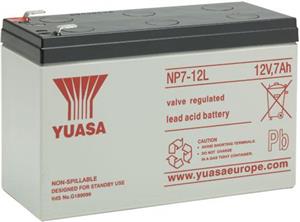 Baterija akumulatorska YUASA NP7-12L, 12V, 7Ah, 151x65x98 mm, faston 6,3