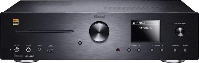 Magnat MC 400 black CD-Player, Inetrnetradio, DAB+, UKW, Netzwerkplayer, BT