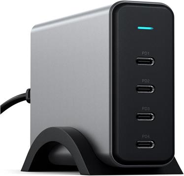 Satechi 165W USB-C 4-PORT PD GAN Charger (4xUSB-C up to 100W)